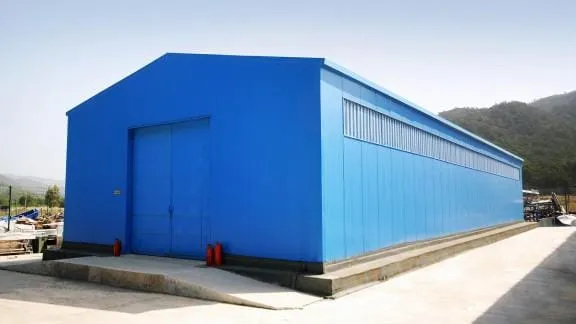 Sandviç panel kaplı prefabrik hangar depo
